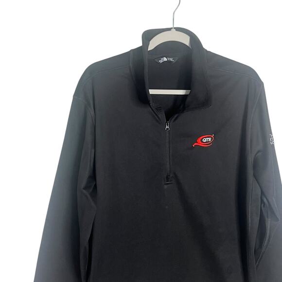 The North Face 1/4 Zip Logo Pullover Shirt Jacket Men’s XL Black Personalized - Picture 3 of 10